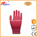 13 Gauge gedrucktes Polyester-preiswerteste Kindergarten-Schaum-Latex beschichtete Arbeitshandschuhe